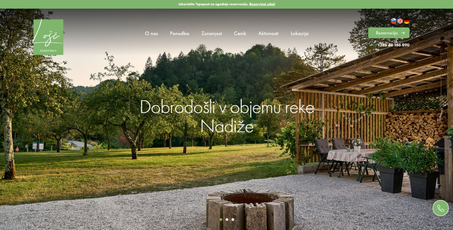 Apartmaji Lošč