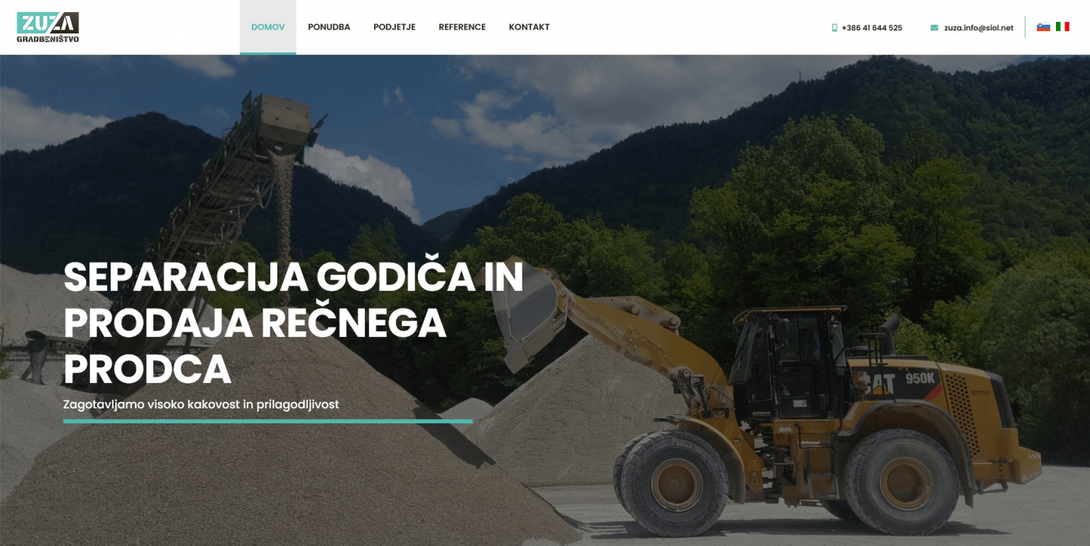 Gradbeništvo Zuza
